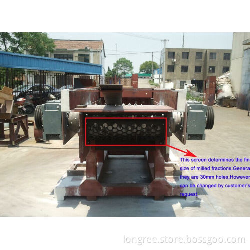 PE Film Plastic Double Shaft Shredder